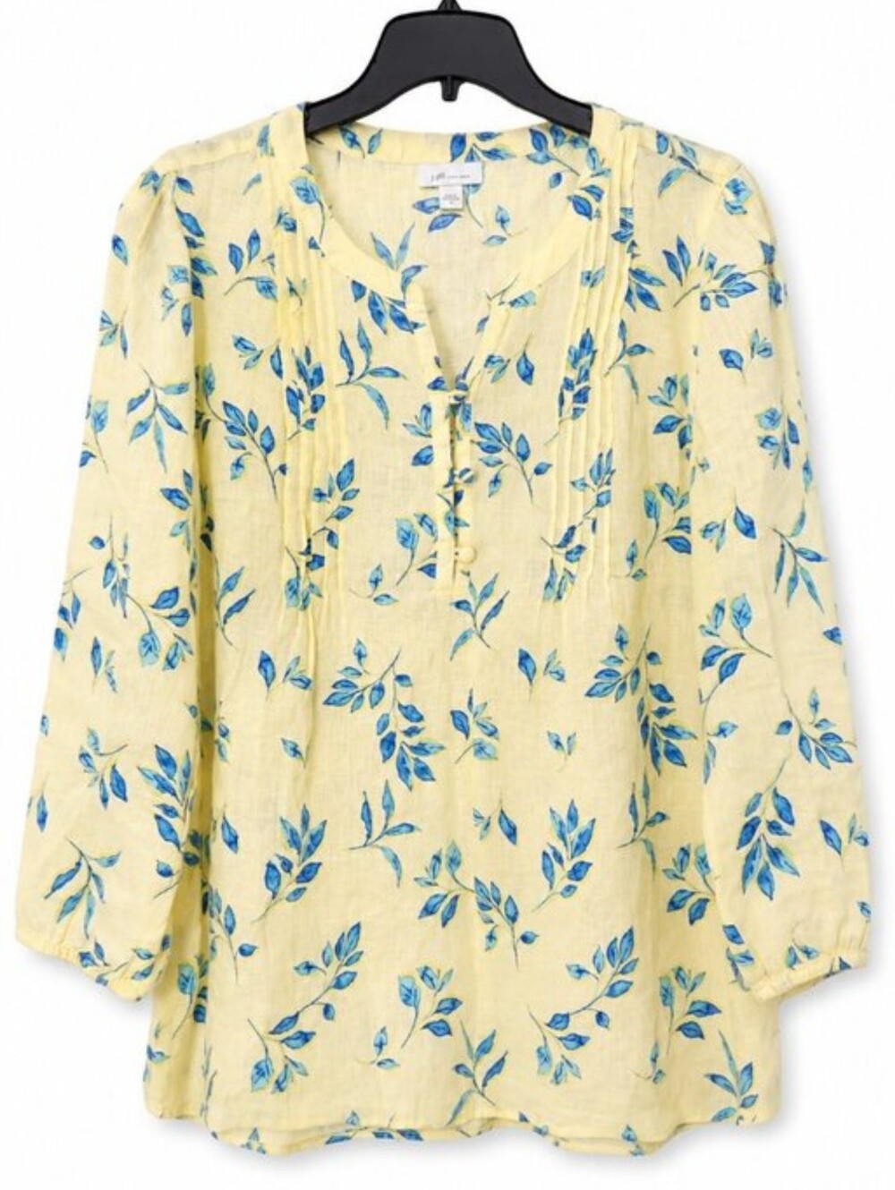J. Jill Yellow Floral Tunic